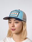 Бейсболка AMERICAN NEEDLE арт. 42960A-CHGO Chicago Valin (голубой / темно-синий)